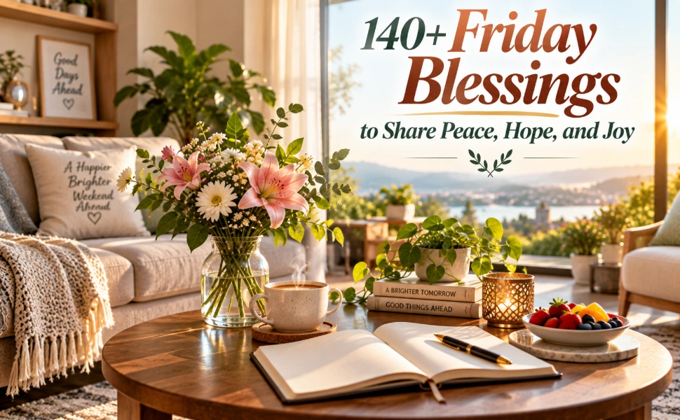 140+ Friday Blessings to Share Peace, Hope, and Joy