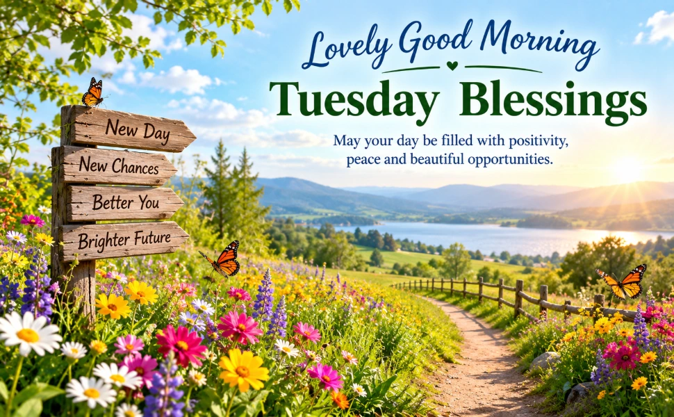 Beautiful Happy Tuesday Blessings