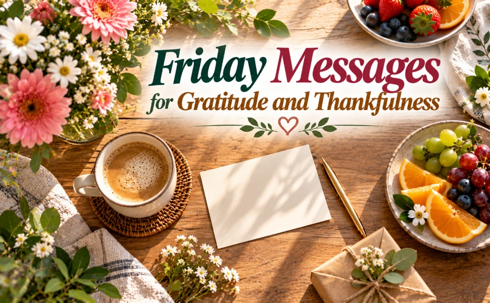 Friday Messages for Gratitude and Thankfulness