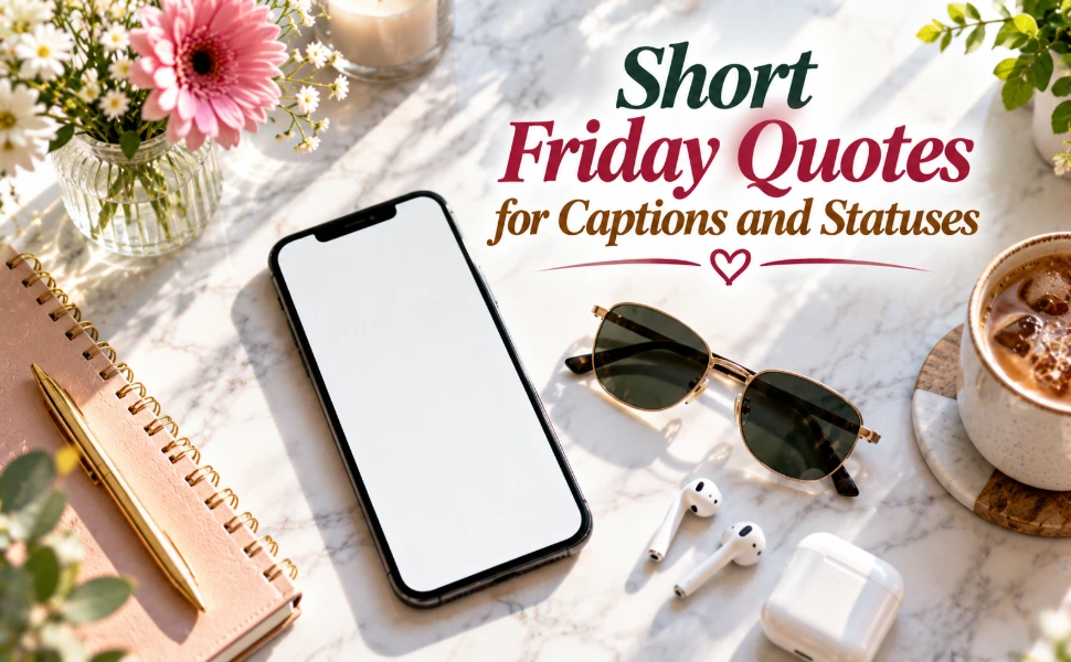 Short Friday Quotes for Captions and Statuses