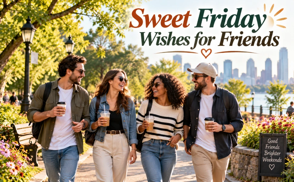 Sweet Friday Wishes for Friends