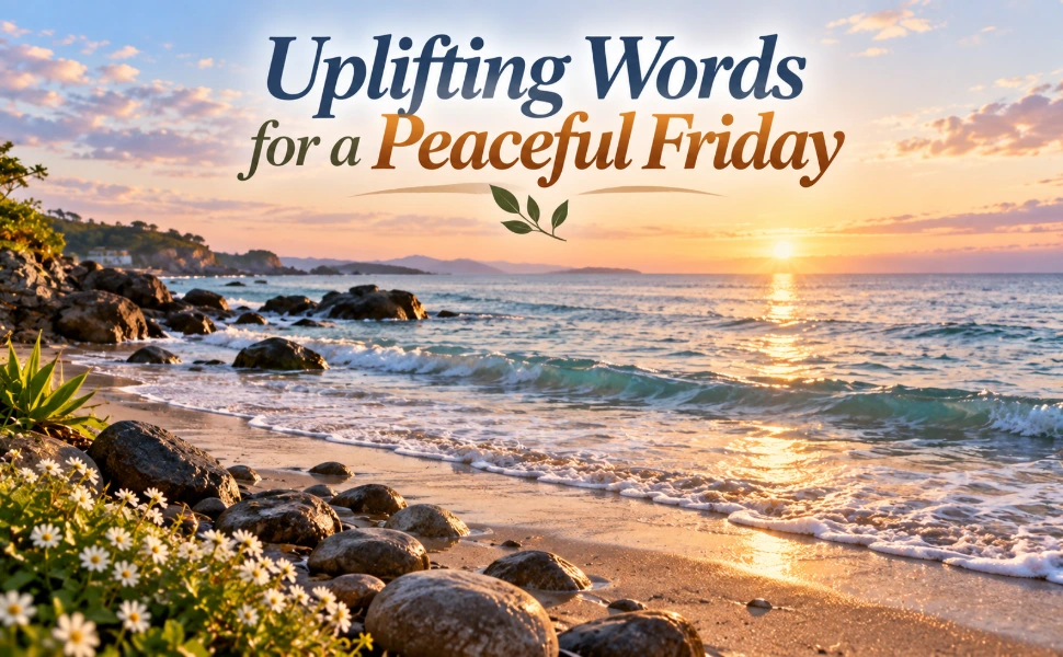 Uplifting Words for a Peaceful Friday